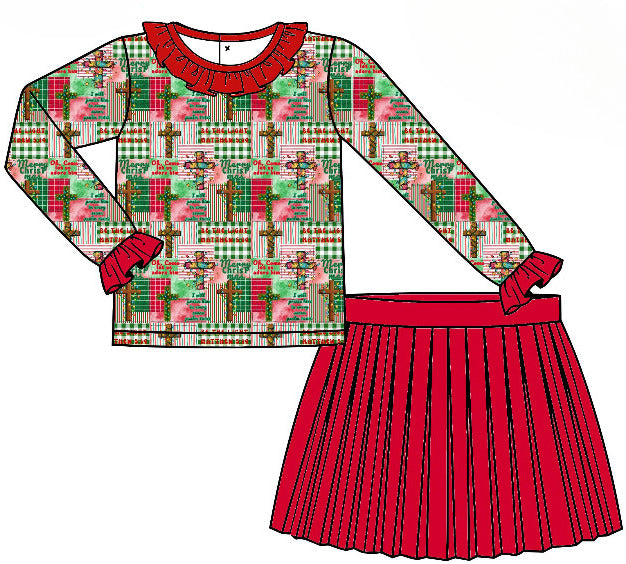 GIRLS 2-PIECE SKIRT SET