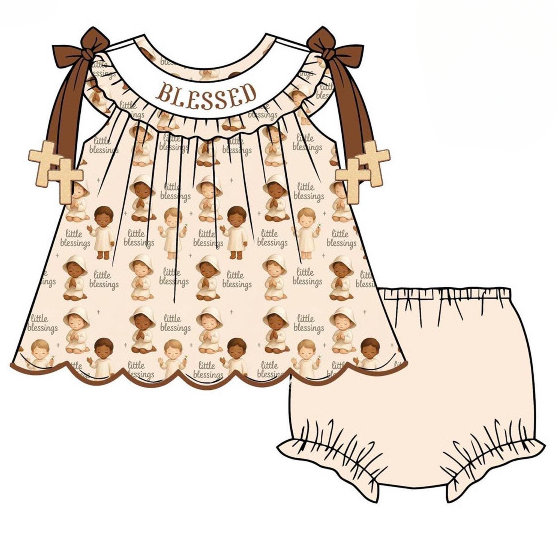 BLESSINGS 2PC BLOOMER SET