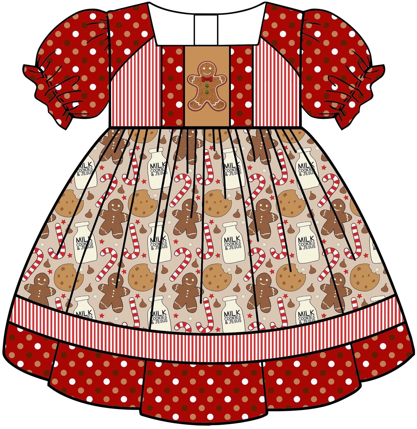 GINGERBREAD DRESS