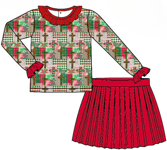 GIRLS 2-PIECE SKIRT SET